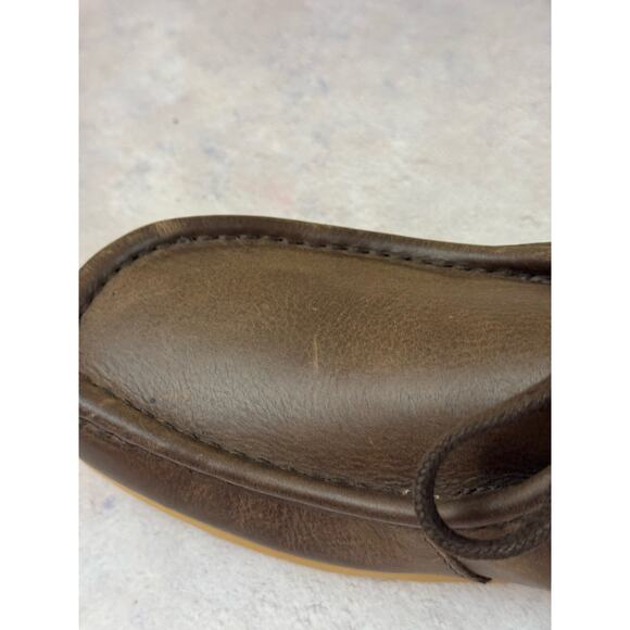 Clarks Originals Brown Leather Wallabees Stinson Hi Boots Men’s Size 9 - Picture 14 of 16